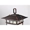 Nuvo Cove Neck Outdoor Small Post Lantern 1 Light Rustic Bronze 60/5955 - alternate 5